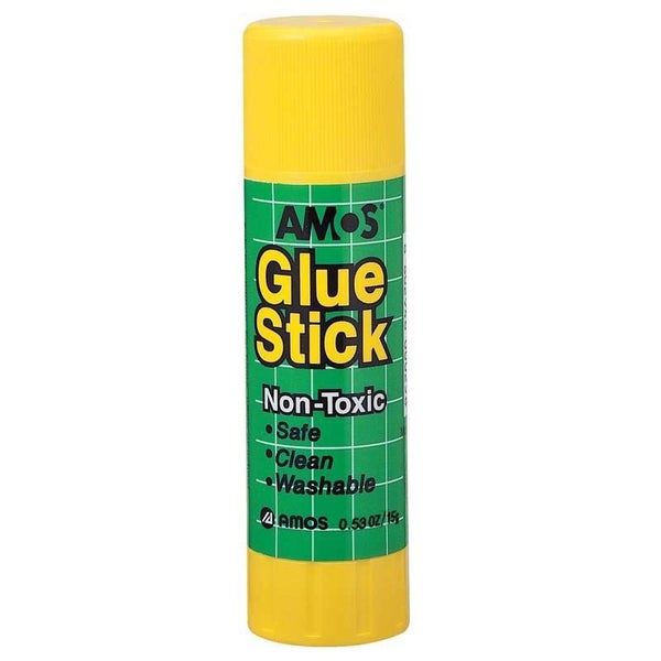 Amos Glue Stick 15gm Large Carousel 1