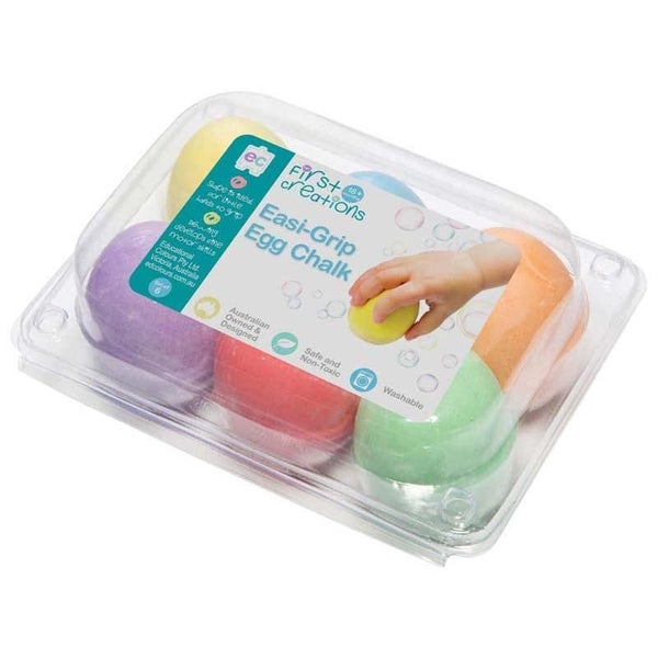 EC First Creations Easi-Grip Egg Chalk Set 6 Carousel 1