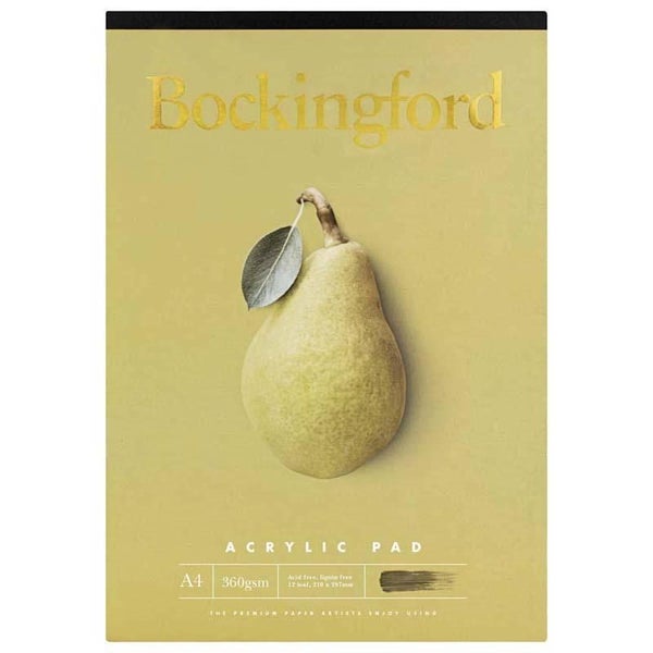 Bockingford Pad Acrylic A4 360gsm 12leaf Carousel 1