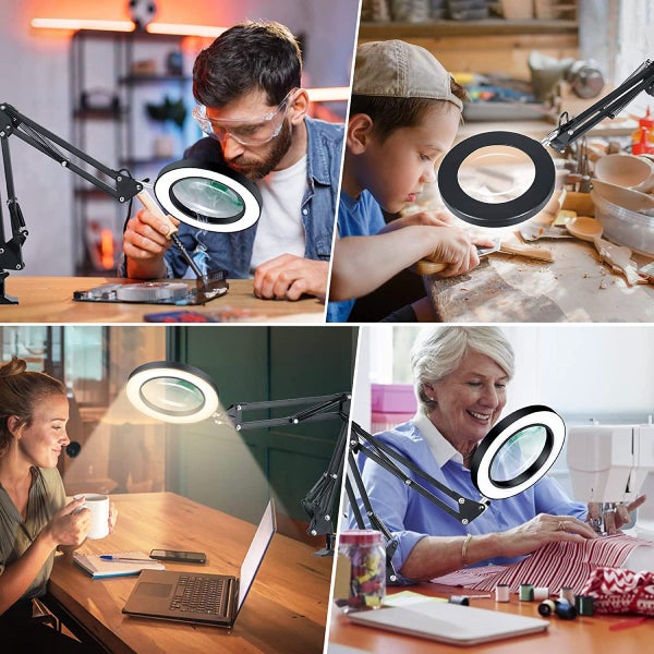 LED Desktop Magnifier Lamp Carousel 7