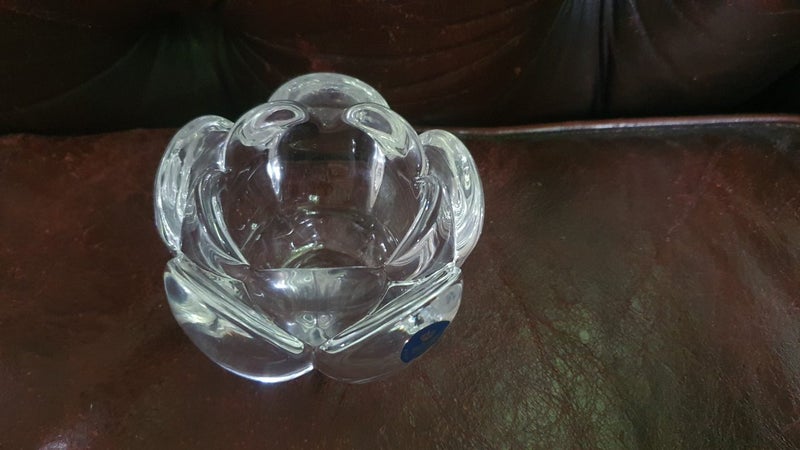 ROYAL COPENHAGEN Crystal Lotus Tealight Holder Carousel 2