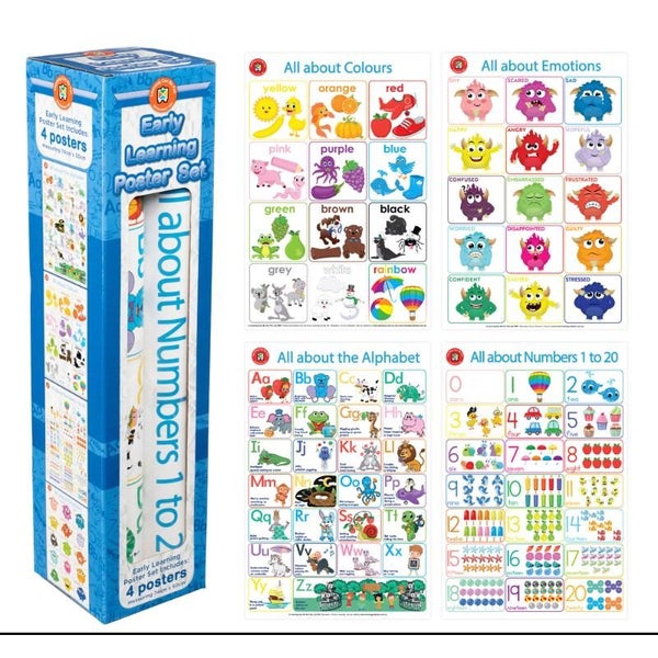 LCBF All About Early Learning Poster Box Set Of 4 Carousel 1