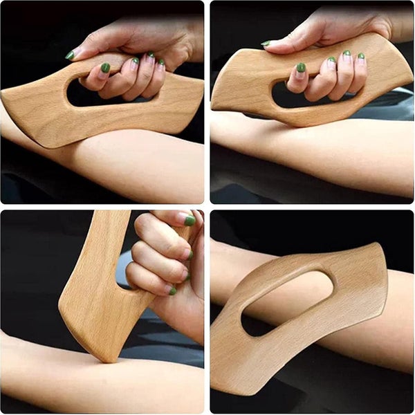 Gua Sha Board Wooden Lymphatic Drainage Massage Tool Gua Sha Tool For Toxins Pre Carousel 4