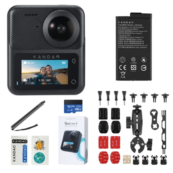 Kandao QooCam 3 Moto Pack - Superior Panoramic Action Camera Carousel 1