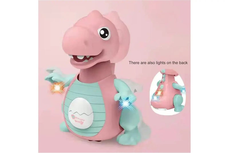Dinosaur Toy 360 Degree Steering Recreational Eye-catching Simulated Electric... Carousel 2