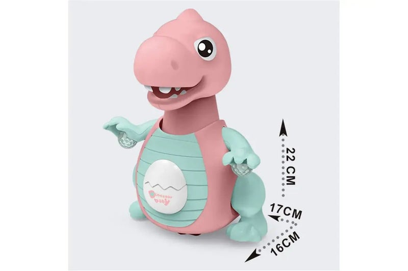 Dinosaur Toy 360 Degree Steering Recreational Eye-catching Simulated Electric... Carousel 3