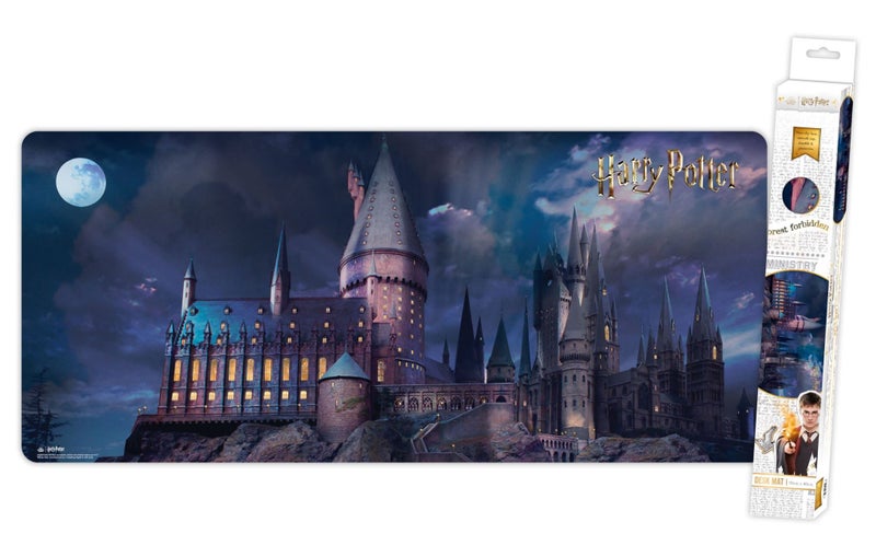 Harry Potter Hogwarts Castle XXL Gaming Computer Desk Mat Carousel 1