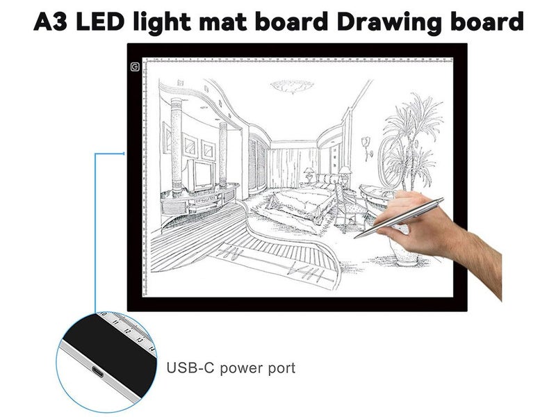 PTN NEW LED Light Box Drawing Board Pad Sale Sale Carousel 9