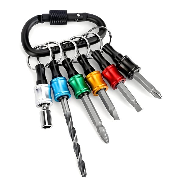 Quick Change Keychain Hex Bit Holder Carousel 1