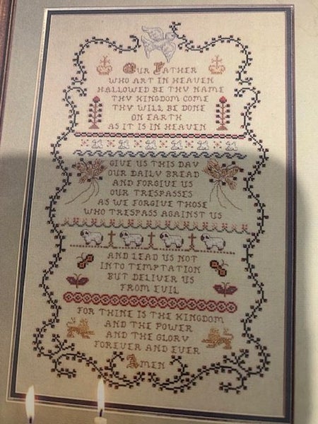 CROSS STITCH PATTERN - LORDS PRAYER Carousel 3