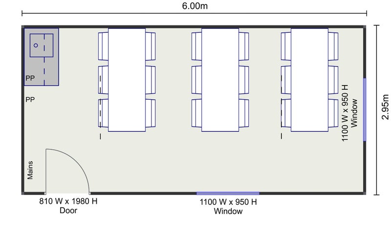 Crown Lunchroom / Smoko Building: 6x3m = Buy Or Rent Carousel 1