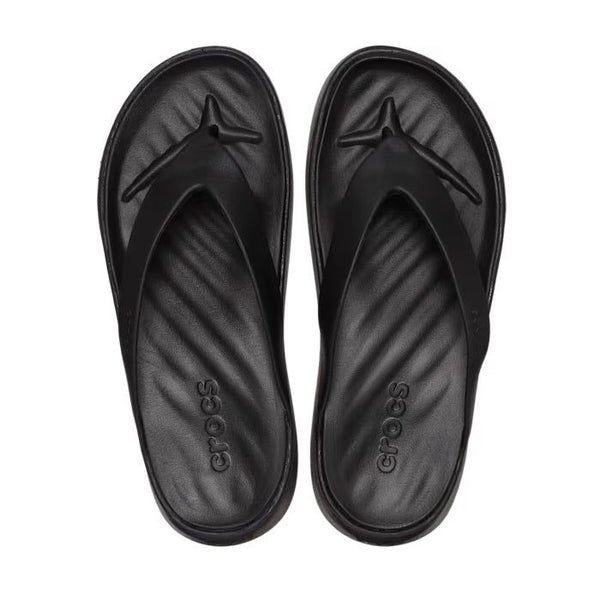 Crocs - Womens Getaway Strappy Flip Flop Sandal Black Carousel 2