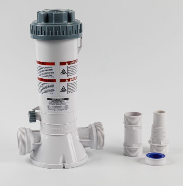 Automatic In-Line Pool Spa Chemical Chlorine Feeder Dispenser Carousel 1