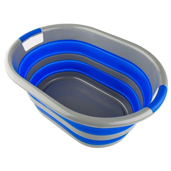 Adventure Kings Collapsible Camping Laundry Basket Heavy Duty Packs Away Flat Carousel 1