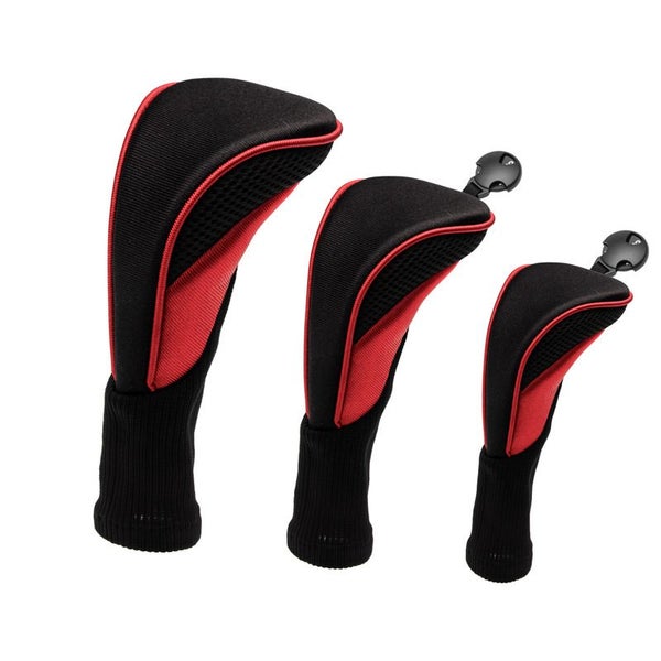 3pcs Golf Club Head Covers Set Fairway Woods Headcovers Long Neck 3636206 Carousel 2