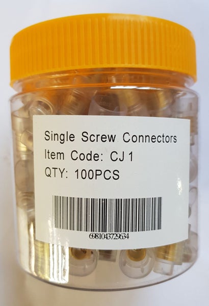 Single Screw Connectors 100pcs Carousel 1