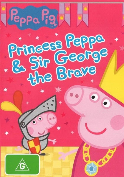 Peppa Pig: Princess Peppa & Sir George The Brave (DVD) - New!!!