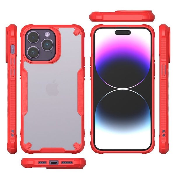 iPhone 14 Shockproof Frosted Handle Protective Phone Case Carousel 1