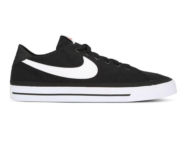 Nike Women's Court Legacy Canvas Sneakers - Black/White Carousel 1