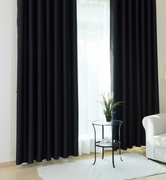 260CM Wide 160CM Drop High Density Blockout Thermal Curtains Night Time Anytime Carousel 2