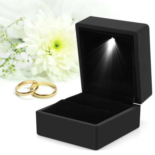 Fashionable LED Lighted Ring Storage Box Carousel 5