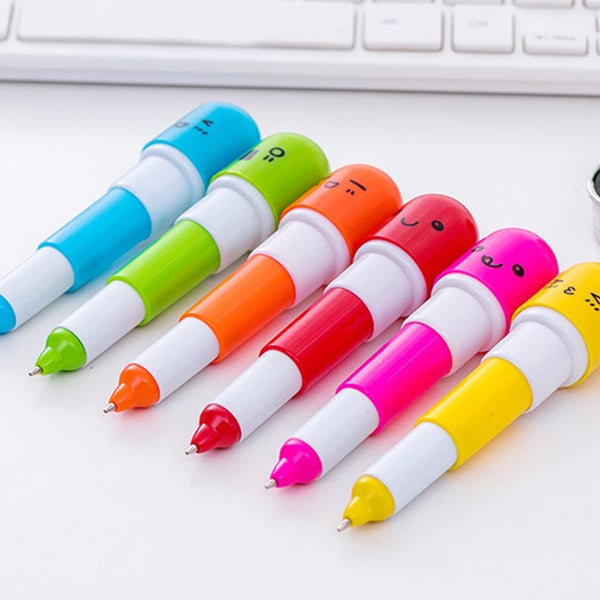 Pills Shaped Pens Smoother Writing Retractable Pens for Classroom Reward Gifts Carousel 3