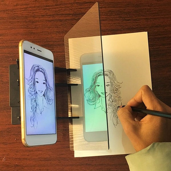 DIY Optical Drawing Projector Tracing Board Sketch Painting Table Desk Tools Carousel 2
