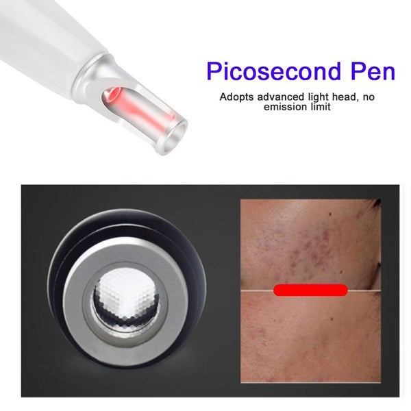 Upgraded Rechargeable Picosecond Pulse Red Light Tattoo Removal Pen for Spot Carousel 1