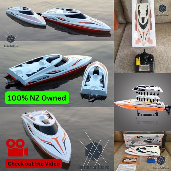 RC Speed Boat - SkyTech H103/H105 - RC Remote Control - Orange Carousel 1