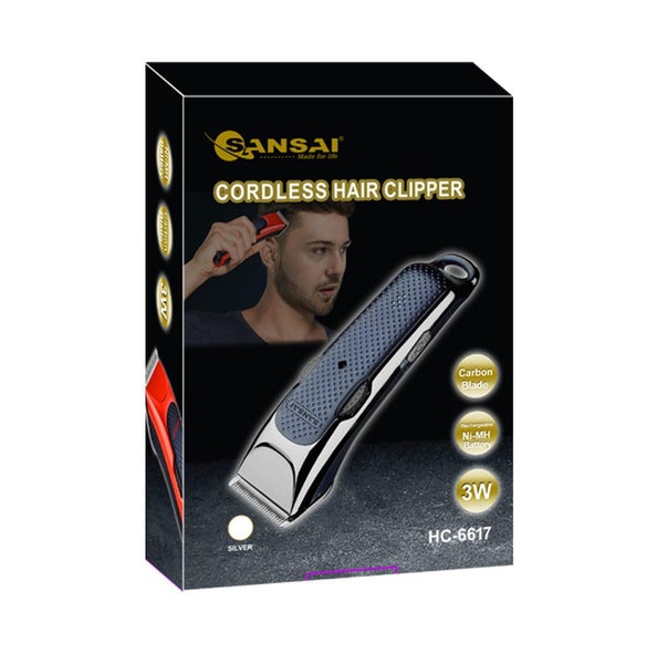 Sansai Cordless Hair Clipper Silver/Blue Carousel 2