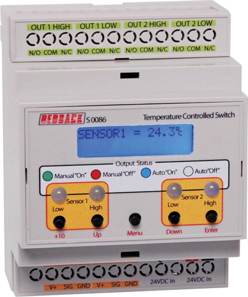 Redback Temperature Controlled DIN Rail Switch Carousel 1