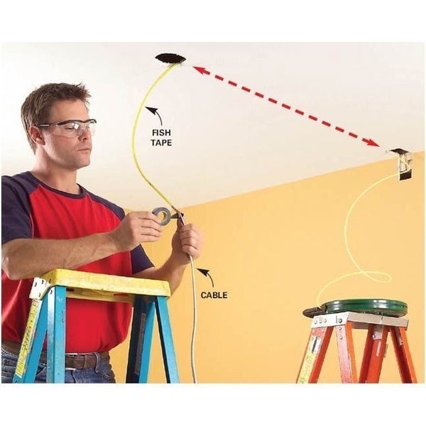 3.7M yellow tongue to run cable through walls Carousel 1