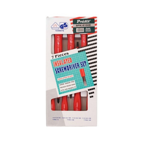 7 Piece Insulated Screw Driver 7PC 808-315A Replac Carousel 1