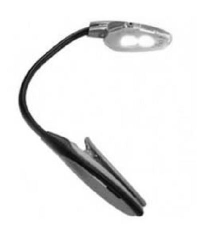 Xtra Flex Bendable arm LED Clip on Book Light Carousel 1