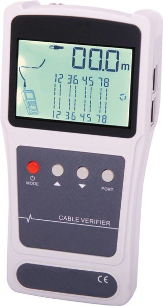 Network and Coaxial Cable Length Tester With Probe Carousel 1