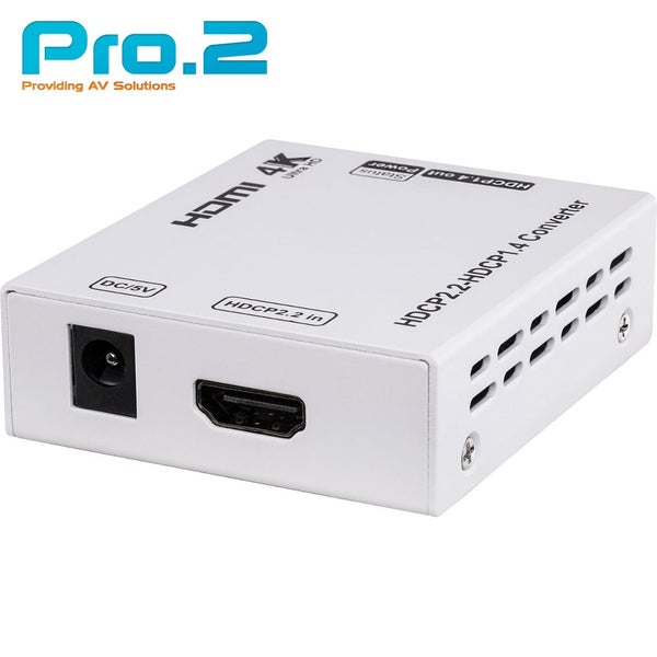 Pro2 HDCP2.2 To HDCP1.4 Converter White Carousel 1