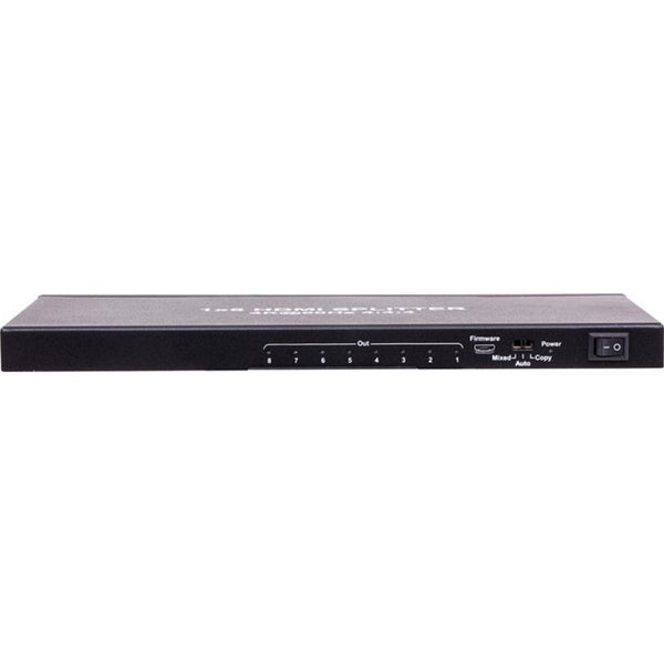 18Gbps 8 Way HDMI Splitter 1 In 8 Out Slim HDMI Carousel 1