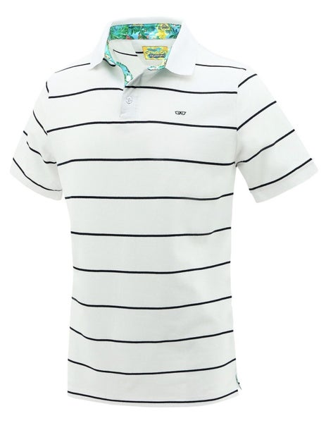 SpongeBob Squarepants Mens Polo Shirt - White Stripe Carousel 2