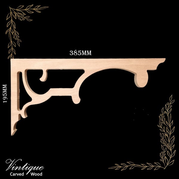 Carved wooden Lace Fretwork-Ocean Wave (FW15) 385mm x 195mm Carousel 5