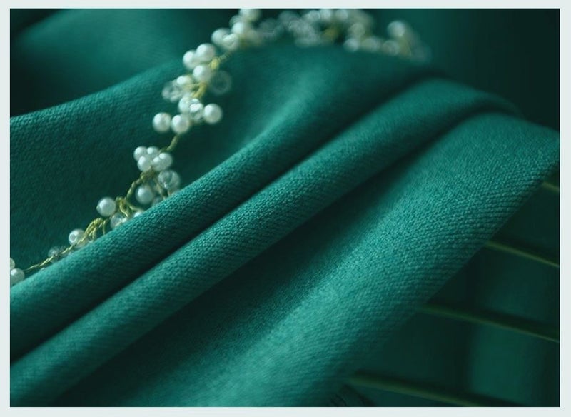 Sale! 660CM X 220CM Thick & Heavy Linen Effect Blockout Thermal Curtains Carousel 1
