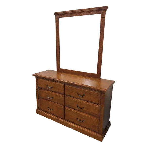 SALE!!!! SALE!!!! Solid NZ Pine Wood- Classic Dresser & Mirror Carousel 2
