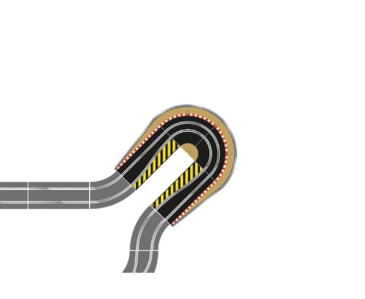 SCALEXTRIC C8195 Hairpin Curve Track Accessory Pack Carousel 1