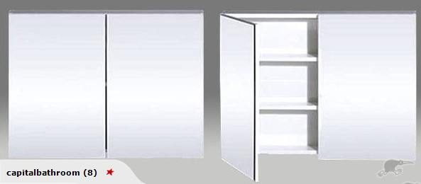 *Brand New* Mirror cabinet Shaving 600MM in white Carousel 1