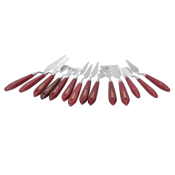 14Pcs Painting Palette Knives Set Special-Shaped Oil Painting Scraper Tools Carousel 1