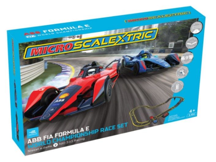 SCALEXTRIC G1179 Micro Set Battery Powered: Formula E Carousel 1