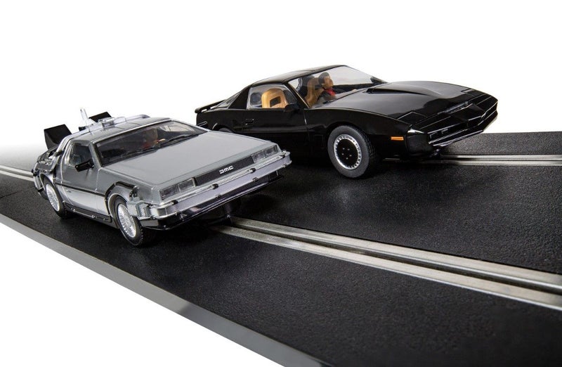 SCALEXTRIC C1431 Back to the Future vs Knight Rider Race Set Carousel 2