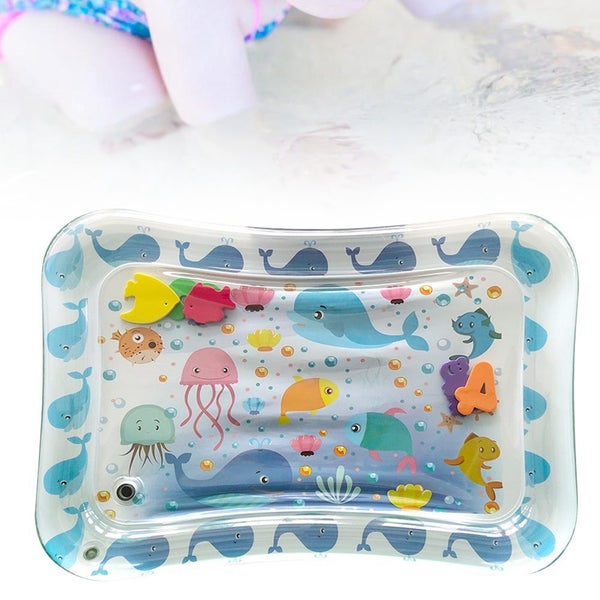 Inflatable Baby Ice Pad Prone Pat Water Cushion Marine Life Mat 50*70cm Type H Carousel 2
