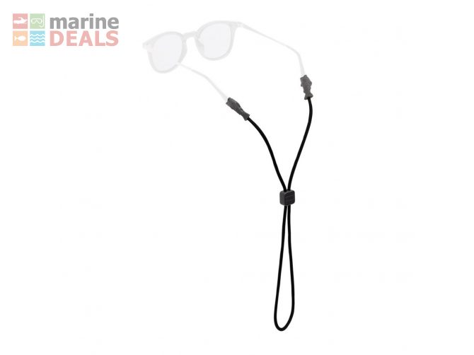Chums Fish Tip Eyewear Retainer Strap Black Carousel 1