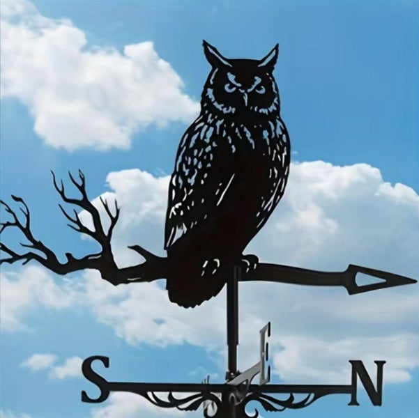 Weather Vane Owl Wind Vane Garden Ornament 2037323 Carousel 1