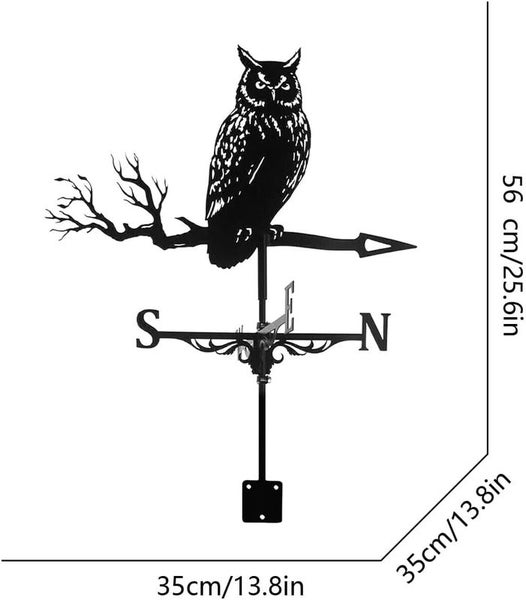 Weather Vane Owl Wind Vane Garden Ornament 2037323 Carousel 2